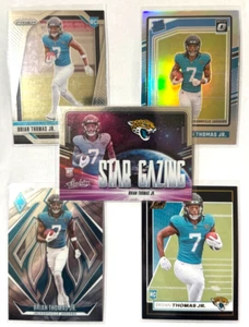 Lot 5 Brian Thomas Jr. RCs Panini Donruss Optic, Prizm, Phoenix, Absolute, Zenit - Picture 1 of 2