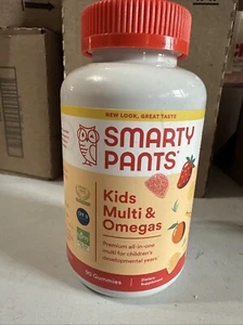 SmartyPants Kids Multi & Omegas Dietary Supplement 90 Gummies EXP 8/26 - Picture 1 of 5
