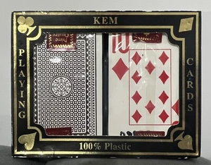 KEM Casino Club-SI Jumbo Index Playing Cards - Picture 1 of 6