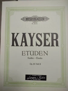 KAYSER - Studi per violino OP. 20 VOL. 2 - ed. Peters Nr. 3818b - Foto 1 di 1
