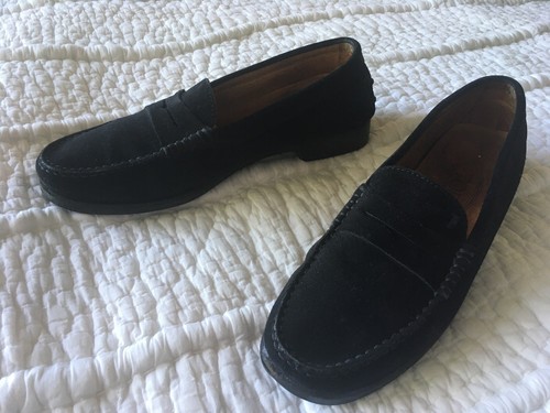 TOD’S Mocassini Tods Penny in Pelle Nera Pelle Scamosciato 7 5 38 Made in Italy