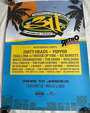 311 - Caribbean Cruise 2015 Poster 18x24” Dirty Heads Pepper Soundsystem Jamaica