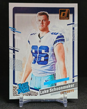 Luke Schoonmaker 2023 Panini Donruss Football Rated Rookie Canvas Dallas Cowboys