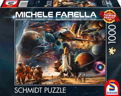1000 Teile Schmidt Spiele Puzzle Michele Farella Reise in ferne Galaxien 58539