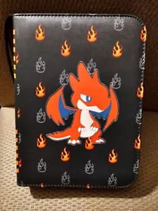 Zipper Binder Storage Case Sleeves Fit Pokemon / Sports Trading Cards - Picture 1 of 9