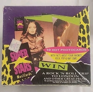 1991 Pro Set SuperStars Musicards 1st Series Sealed Box Of Packs - *TEXCARDS* - Picture 1 of 2