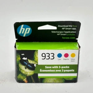 ¡Nuevo! Cartuchos de tinta originales HP 933 tricolor cian/magenta/amarillo 02/2024 - Imagen 1 de 1