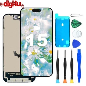 Para iPhone 15 Pantalla LCD OLED 3D Pantalla Táctil Pantalla Repuesto Premontada - Imagen 1 de 7