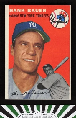 1954 Topps #130 Hank Bauer NM (OC) g - Image 1 of 2