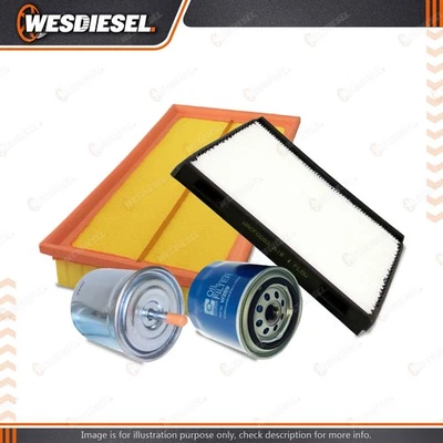 Wesfil Oil Air Fuel Cabin Filter Service Kit fits Volvo S40 1.8L 99-01 Shorter - image 1 of 2