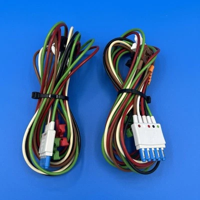 2 件装飞利浦 5 铅套装、AAMI ICU、Grabber、ECG | M1968A | 98980312584 — 第 1/4 张图片