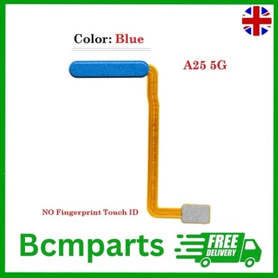 BCMPARTS Für Samsung Galaxy A25 5G SM-A256B Taste Fingerabdruck Power Flex Kabel Blau