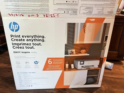 HP ENVY Inspire 7255e All-in-One Inkjet Printer, Color Mobile Print, Copy, Scan - Image 1 of 4