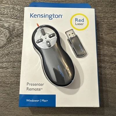 Presentador inalámbrico Kensington con puntero láser rojo (K33374USA) nuevo en caja Foto 1 de 2