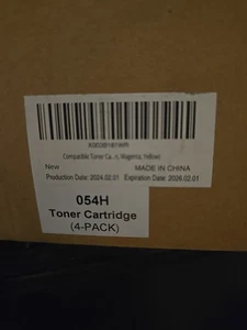 v4ink Canon 054H Compatible High Yield Toner Cartridges 4 Pack - Picture 1 of 2