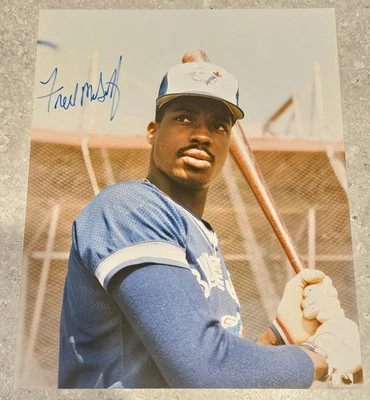 Fred McGriff Signed Auto 8x10 Photograph Toronto Blue Jays HOF - Image 1 of 2