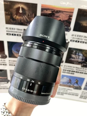 Sony SEL 1855 E18-55mm f/3.5-5.6 Black Zoom Lens E-mount - image 1 of 4