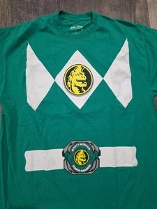 Mighty Morphin Power Rangers SIze XL Green Ranger AOP Shirt - Picture 1 of 7