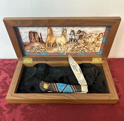 Navaja de Bolsillo David Yellowhorse "Valle del Navajo" Lockback United EE. UU. Foto 1 de 4