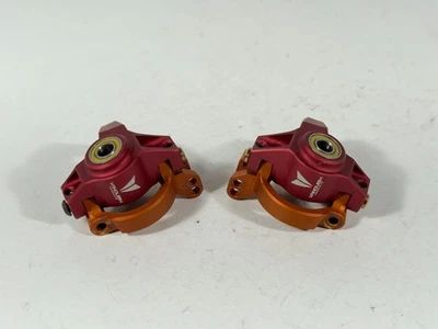 Used Vanquish Products Yeti Front Caster Blocks, Knuckles, Blue Anodized - Image 1 of 4