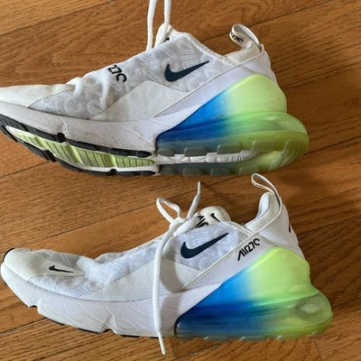 Nike Women's Green White Solid Mesh Shoes Air Max 270 Size 11.5 - Image 1 of 4