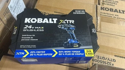 Kobalt XTR 24-Volt Max Brushless Drill/Driver Kit (1-Battery Included) - Image 1 of 3