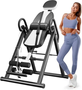 Inversionsbank Inversion Tabel Schwerkrafttrainer Rückenstrecke bis 150KG Weiß - Bild 1 von 8