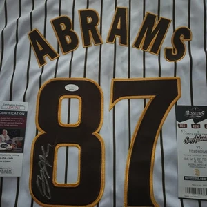 CJ Abrams Padres/Nationals auto SD Padres jersey - JSA - Picture 1 of 4