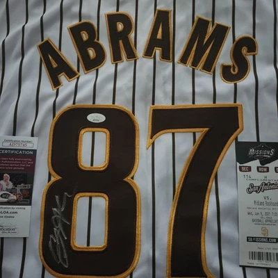 CJ Abrams Padres/Nationals auto SD Padres jersey - JSA - Image 1 of 4