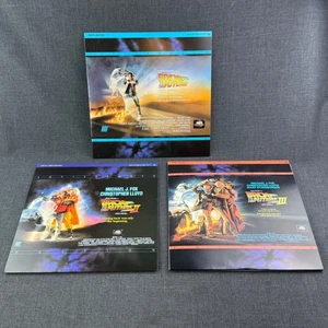 Back to the Future Laser Disc Movie Lot 1, 2 & 3 Steven Spielberg Michael J Fox - Imagen 1 de 24