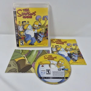 The Simpsons Spiel PlayStation 3 2007 komplett CIB mit Poster & Handbuch  - Bild 1 von 5