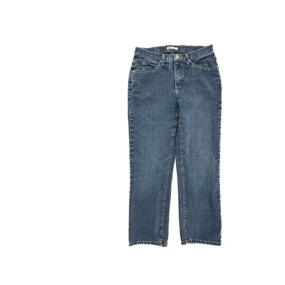 Jeans de mezclilla azul oscuro Riders by Lee corte clásico pierna recta para mujer talla 10P Foto 1 de 4