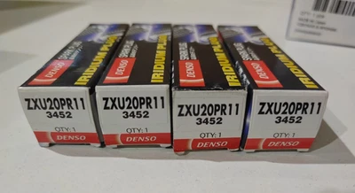 4 x Genuine Denso ZXU20PR11 Iridium Spark Plugs Fits Nissan/Suzuki/Vauxhall 3452 - Image 1 of 3