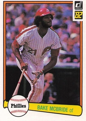1982 Donruss #497 Bake Mcbride, NM - Image 1 of 2