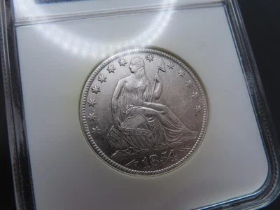 1854-O Seated Liberty Half Dollar, SS Republic NGC Shipwreck Effect - Image 1 of 4