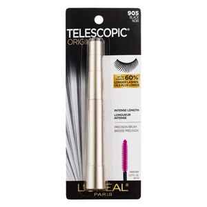 2 Pack L'Oreal Paris Telescopic Mascara, Black 905, 0.27 fl oz - Picture 1 of 2