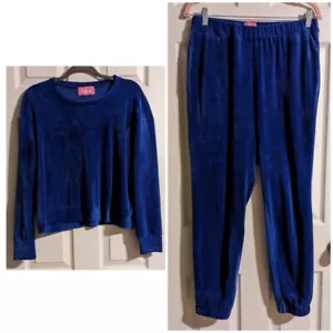 Rafinad for Life Set Velluto Blu M-L Felpa Felpa Morbida Made in USA - Foto 1 di 10