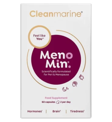 Cleanmarine Menomin 60 Capsules Womens Health for Peri and Menopause