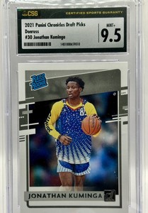 2021-22 Panini Chronicles Draft Picks - Donruss Rated Rookies Jonathan Kuminga