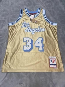 Mitchell & Ness Lakers Shaquille O’neal 1996-97 HWC Swingman Jersey Mens Large - Picture 1 of 9