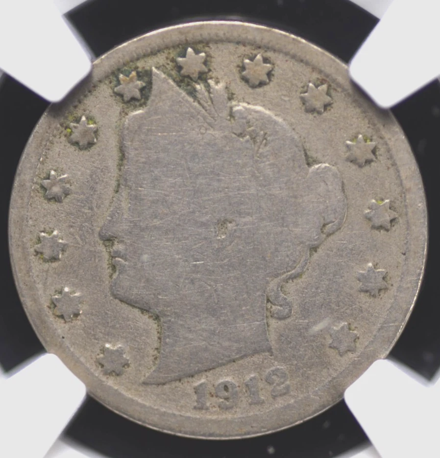 1912 S LIBERTY "V" NICKEL NGC G 6 NICE & ORIGINAL WITH A LOW MINTAGE OF 238,000 - Image 1 of 4