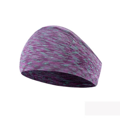 Women Men Workout Wide Headband Hair Wrap Yoga Gym Running Sweatband Headband US - Image 1 of 4