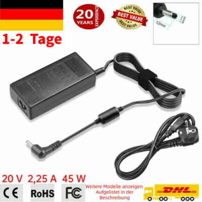 45W 20V Laptop Ladegerät Netzteil für Ideapad 100 710s 100S-14IBY Lenovo B50-10 - Bild 1 von 4