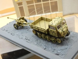 STEYR RSO 0/1+ PAK 40 ANTI TANK GUN FRANCE 1944 Militaire 1/72éme IXO Neuf Boite - Foto 1 di 9