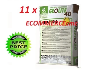 11 PZ x MALTA GEOLITE 40 KERAKOLL KG25 x RIPRISTINO CALCESTRUZZO da 2 a 40 mm - Foto 1 di 1