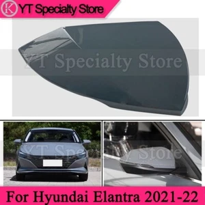 Gray Right Rearview Door Side Mirror Cover Cap For Hyundai Elantra 2021-2022 - Picture 1 of 6