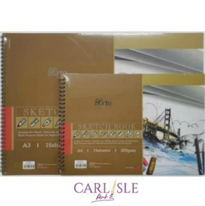 Arto - Sketch Book - Wire Bound - Choose Your Size - Picture 1 of 1