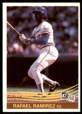 1984 Donruss #589 Rafael Ramirez - Image 1 of 2