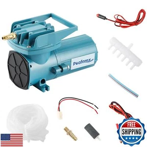 Poafamx DC 12V Aquarium Air Pump 60W Pond Aerator for Outdoor Pond 6 Outlets - Picture 1 of 5