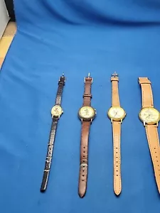 Vintage Gold Mickey Mouse Lorus Watch, Rare Retired Disney Watch Model 90s Lot - Picture 1 of 24
